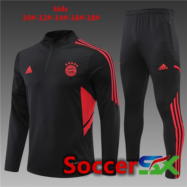 Bayern Munich Kids Training Jacket Suit Black 2022/2023