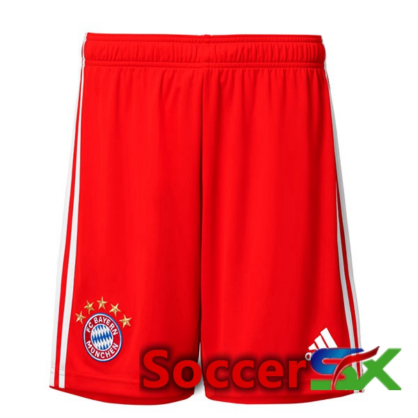 Bayern Munich Soccer Shorts Home Red 2022/2023