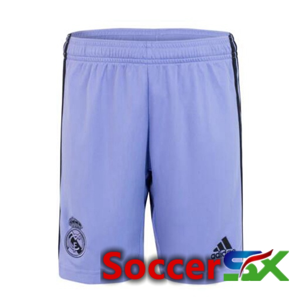 Real Madrid Soccer Shorts Away Purple 2022/2023