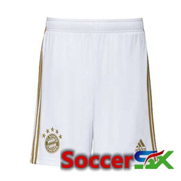 Bayern Munich Soccer Shorts Away White 2022/2023