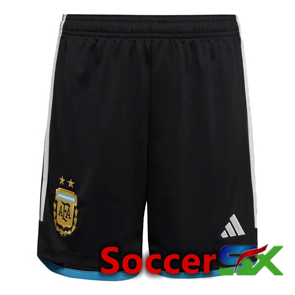 Argentina Soccer Shorts Home Blue White 2022/2023