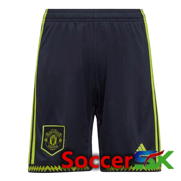 Manchester United Soccer Shorts Third Green 2022/2023