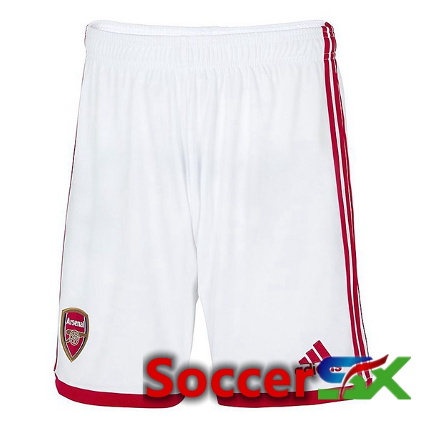 Arsenal Soccer Shorts Home Red White 2022/2023