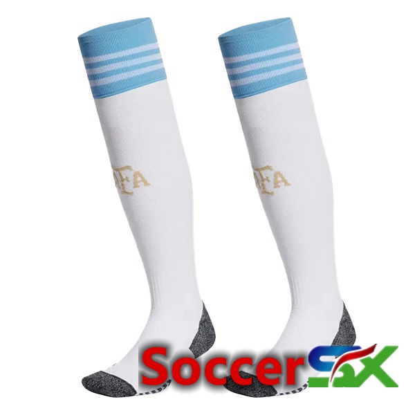 Argentina Soccer Socks Home Blue White 2022/2023