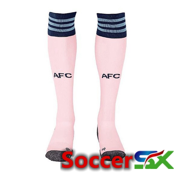 Arsenal Soccer Socks Third Pink 2022/2023