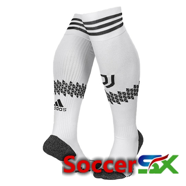 Juventus Soccer Socks Home White Black 2022/2023