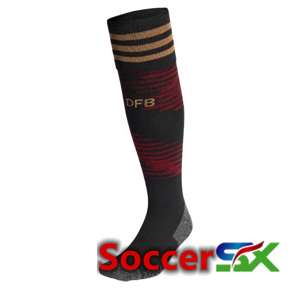 Germany Soccer Socks Away Black 2022/2023