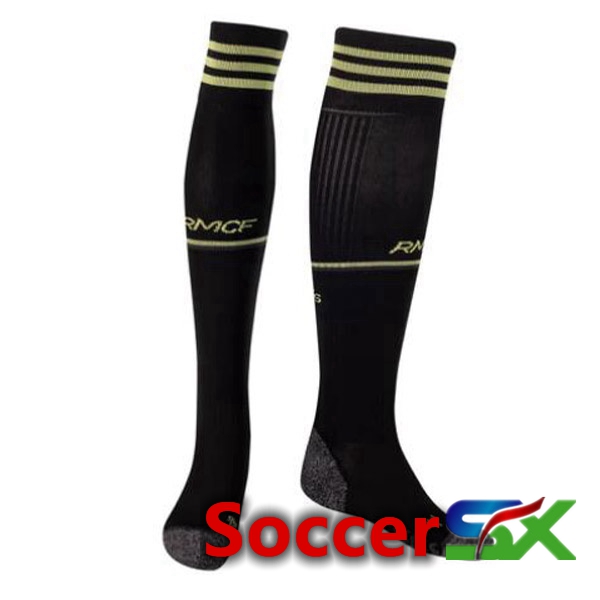 Real Madrid Soccer Socks Third Black 2022/2023