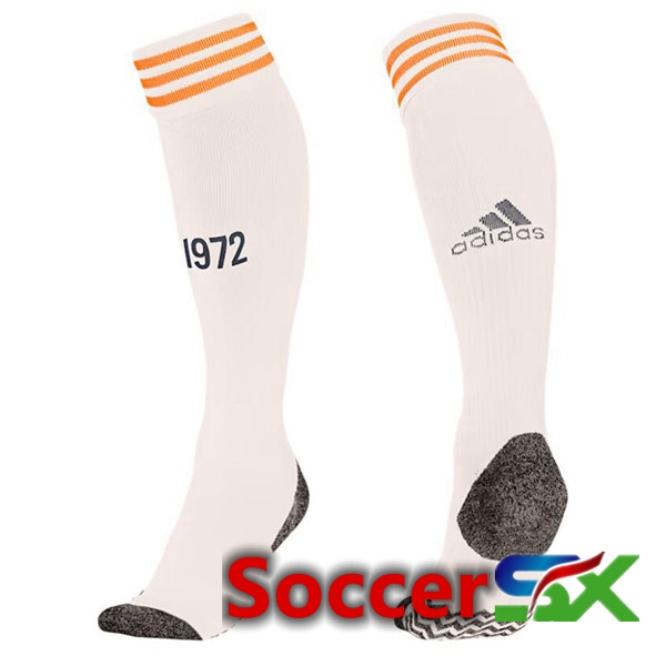 Bayern Munich Soccer Socks 50th anniversary White 2022/2023