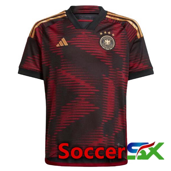 Germany Away Jersey Black World Cup 2022