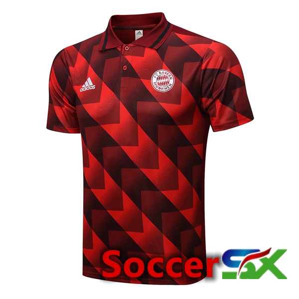 Bayern Munich Soccer Polo Red 2022/2023