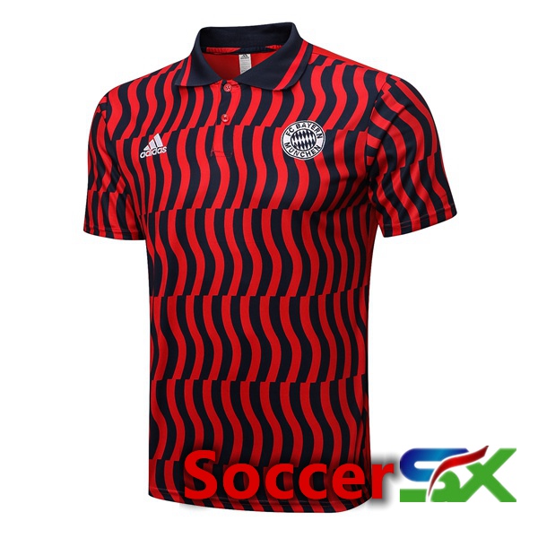 Bayern Munich Soccer Polo Red 2022/2023