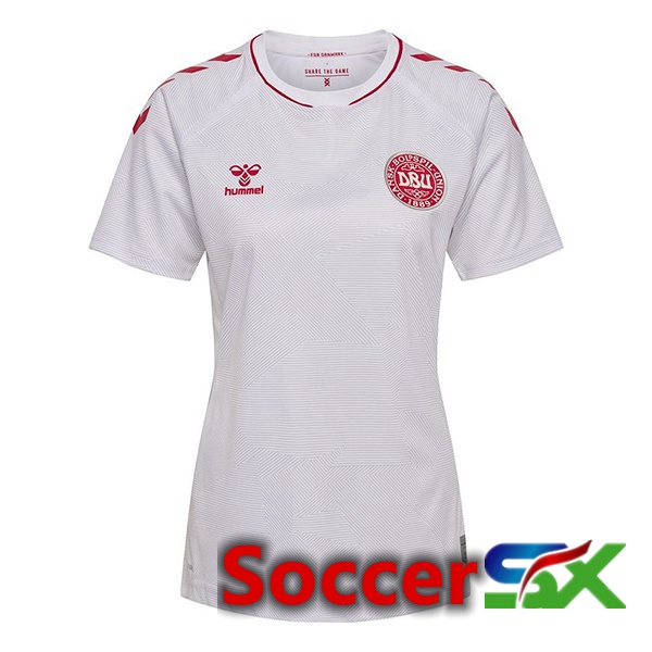 Denmark Womens Away Jersey White Euro 2022