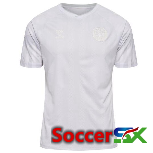 Denmark Away Jersey White 2023/2023