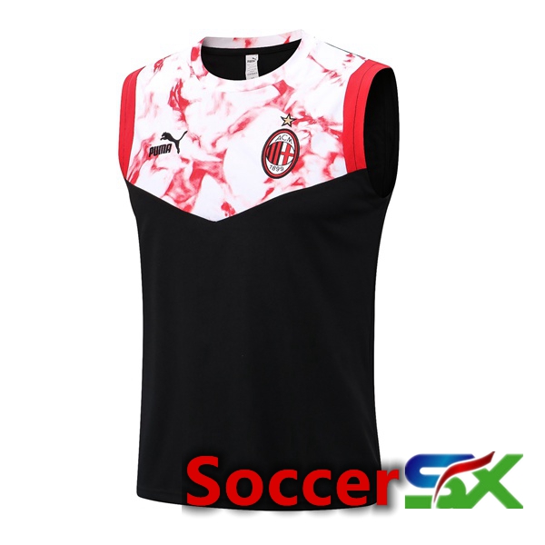 AC Milan Soccer Vest Black White 2022/2023