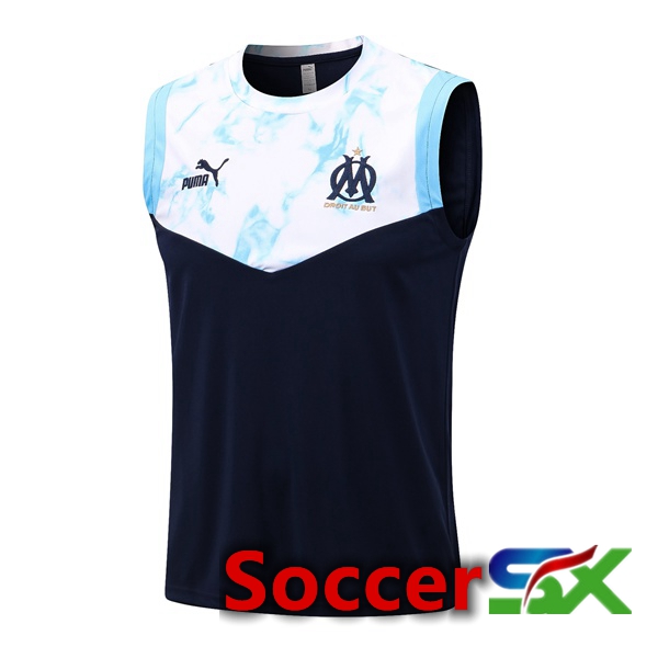 Marseille OM Soccer Vest Black White 2022/2023
