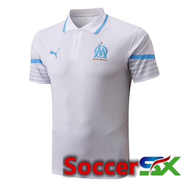 Marseille OM Soccer Polo White 2022/2023