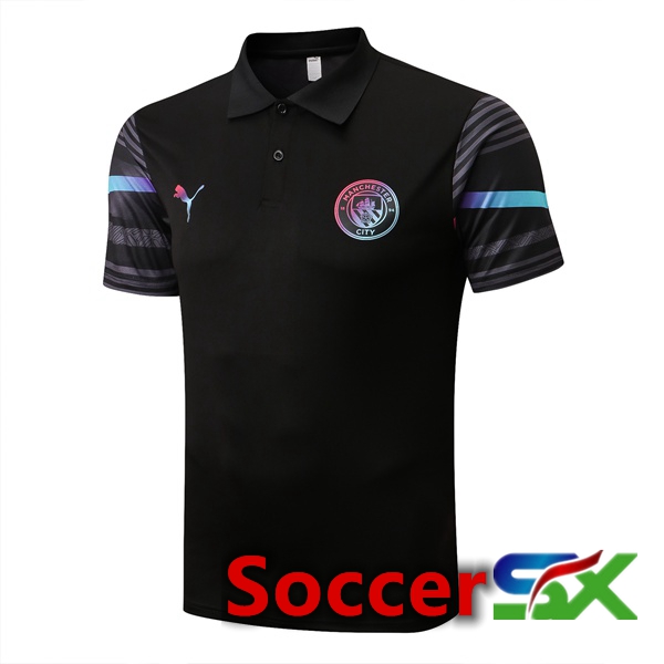 Manchester City Soccer Polo Black 2022/2023