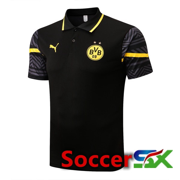 Dortmund BVB Soccer Polo Black 2022/2023