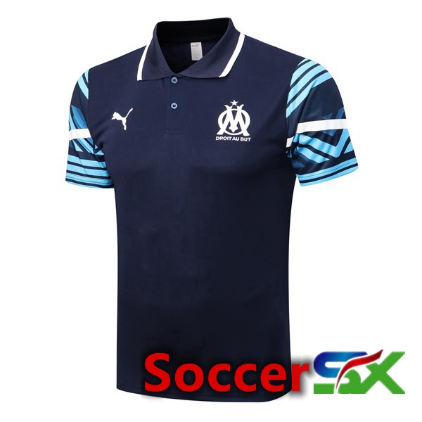 Marseille OM Soccer Polo Royal Blue 2022/2023
