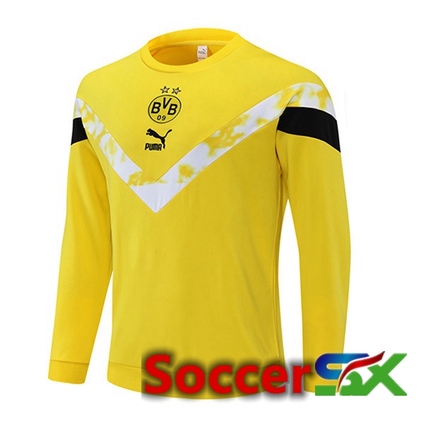 Dortmund BVB Training Sweatshirt Yellow 2022/2023