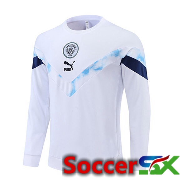 Manchester City Training Sweatshirt White 2022/2023