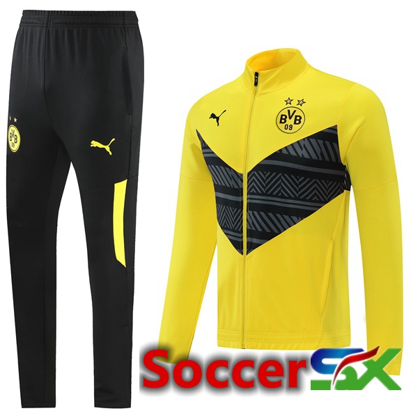 Dortmund BVB Training Jacket Suit Yellow 2022/2023