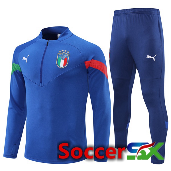 Italy Training Tracksuit Blue 2022/2023