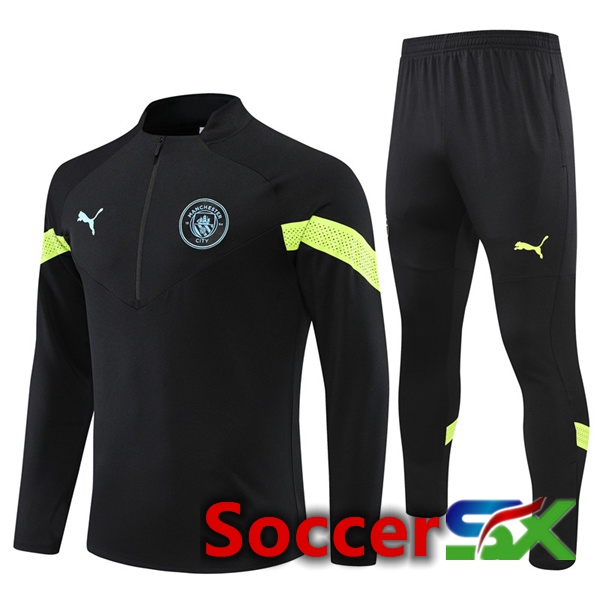 Manchester City Training Jacket Suit Black 2022/2023