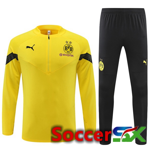 Dortmund BVB Training Jacket Suit Yellow 2022/2023
