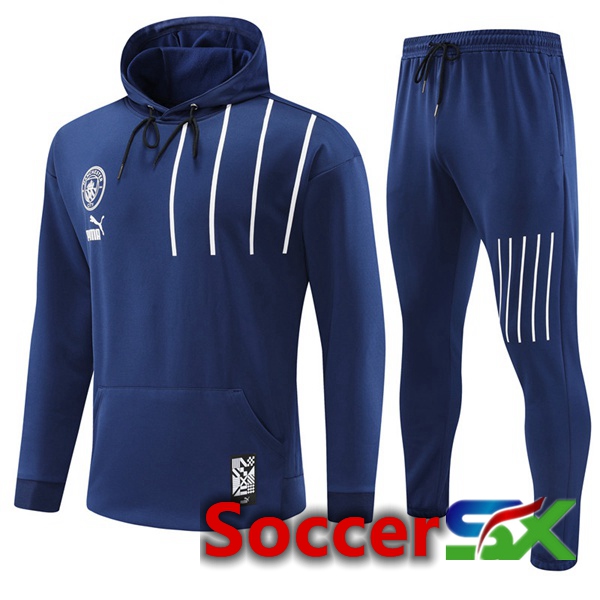 Manchester City Training Tracksuit Hoodie Royal Blue 2022/2023