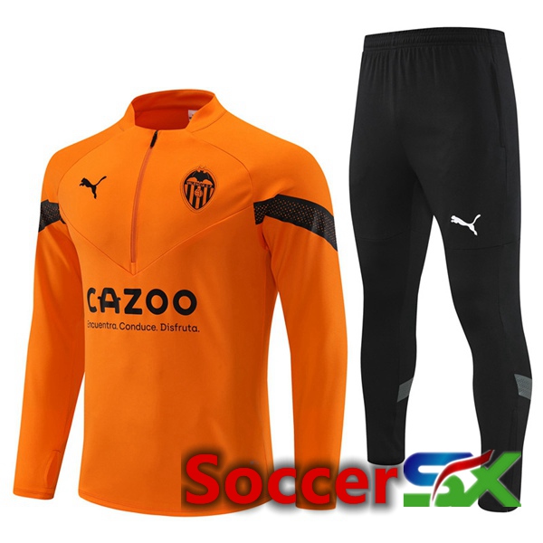 Valencia CF Training Jacket Suit Orange 2022/2023