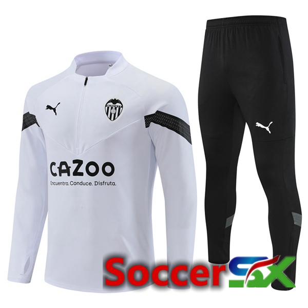 Valencia CF Training Jacket Suit White 2022/2023