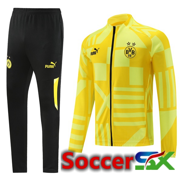 Dortmund BVB Training Jacket Suit Yellow 2022/2023