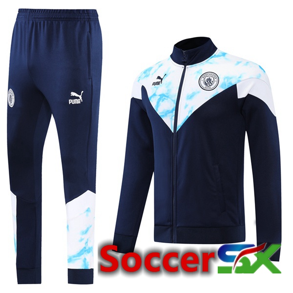 Manchester City Training Jacket Suit Royal Blue 2022/2023