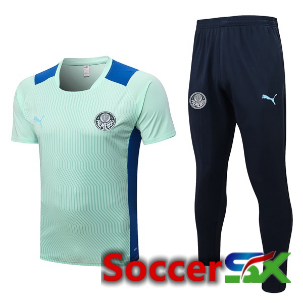 Palmeiras Training T Shirt + Pants Green 2022/2023