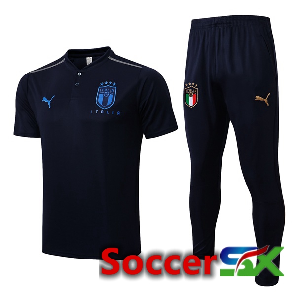 Italy Training T Shirt + Pants Royal Blue 2022/2023
