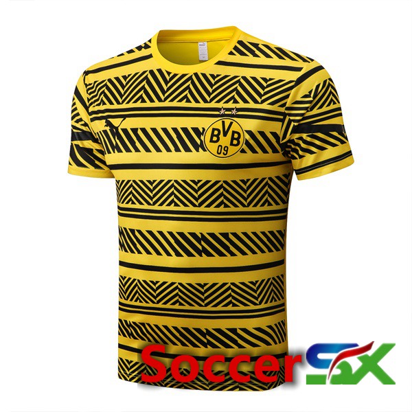 Dortmund BVB Training T Shirt Yellow 2022/2023