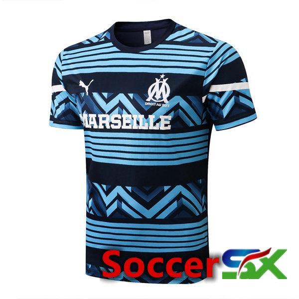 Marseille OM Training T Shirt Royal Blue 2022/2023