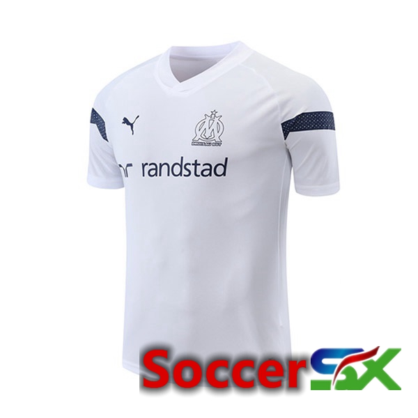 Marseille OM Training T Shirt White 2022/2023
