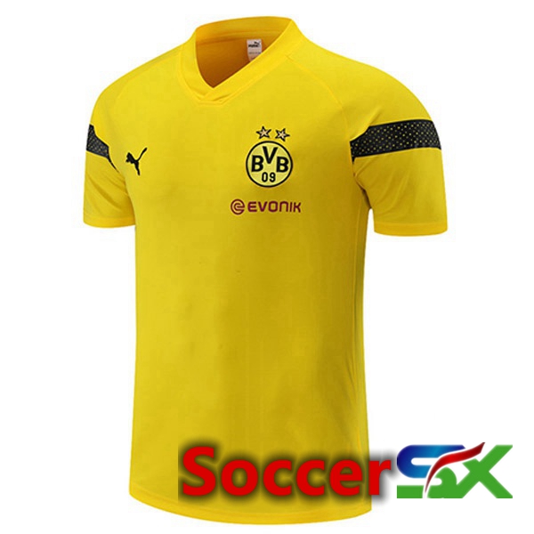 Dortmund BVB Training T Shirt Yellow 2022/2023