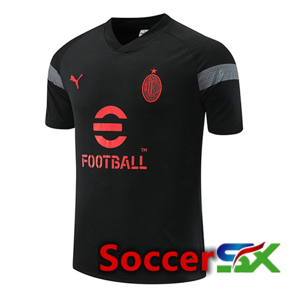 AC Milan Training T Shirt Black 2022/2023