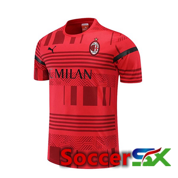 AC Milan Training T Shirt Red 2022/2023