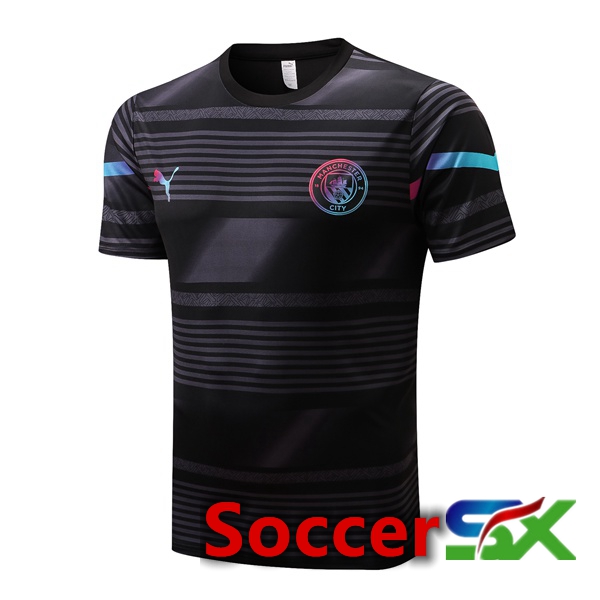 Manchester City Training T Shirt Black 2022/2023