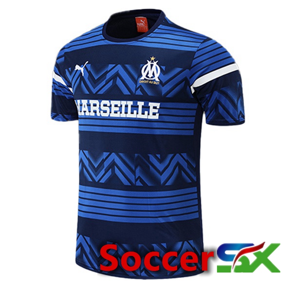 Marseille OM Training T Shirt Blue 2022/2023