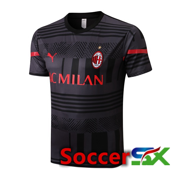 AC Milan Training T Shirt Black 2022/2023