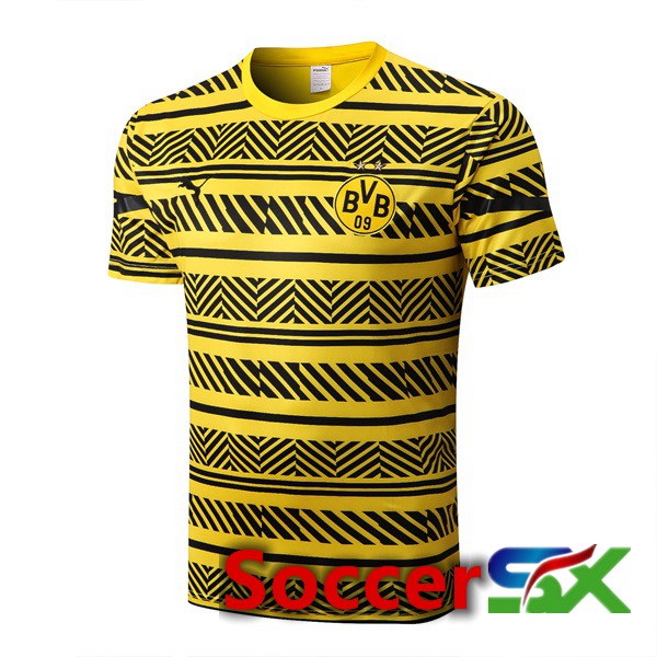 Dortmund BVB Training T Shirt Yellow 2022/2023