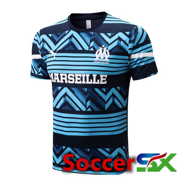 Marseille OM Training T Shirt Blue 2022/2023