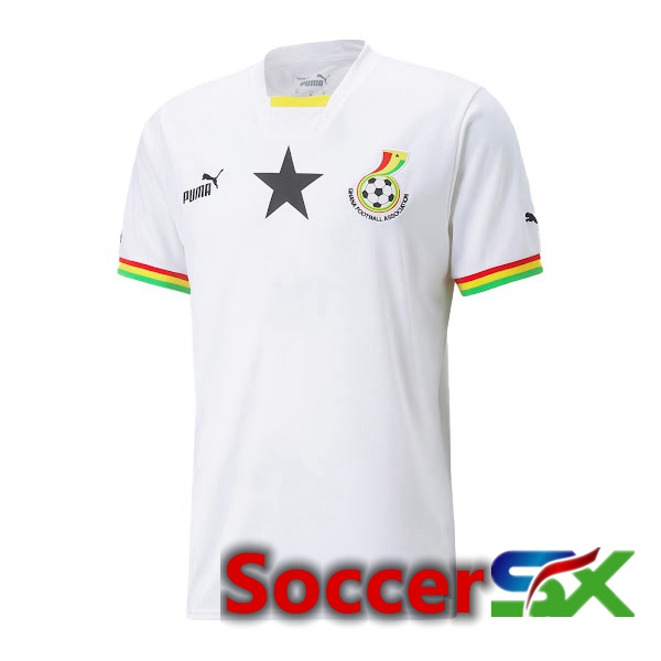 Ghana Home Jersey White 2023/2023