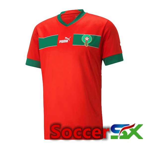Morocco Home Jersey Red 2023/2023